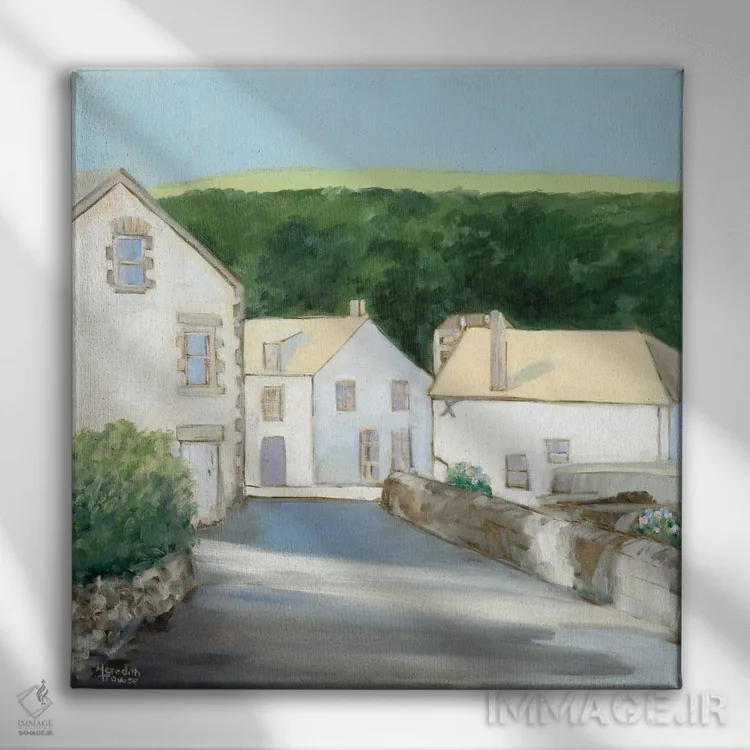 تابلو دکوراتیو کوچه خاطرات اثر مردیت هاوس - نمای روبهرو روی دیوار