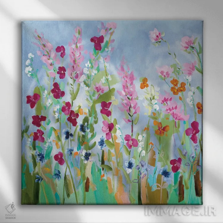 تابلو دکوراتیو گلبرگ II اثر مردیت هاوس - نمای روبهرو روی دیوار