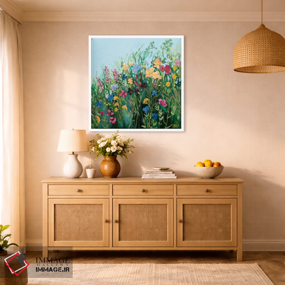 تابلو دکوراتیو بهار رنگارنگ اثر مردیت هاوس - D1W