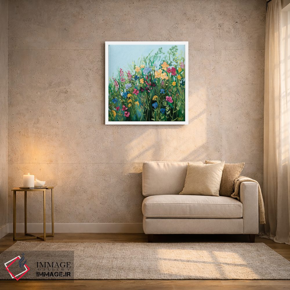 تابلو دکوراتیو بهار رنگارنگ اثر مردیت هاوس - D2W