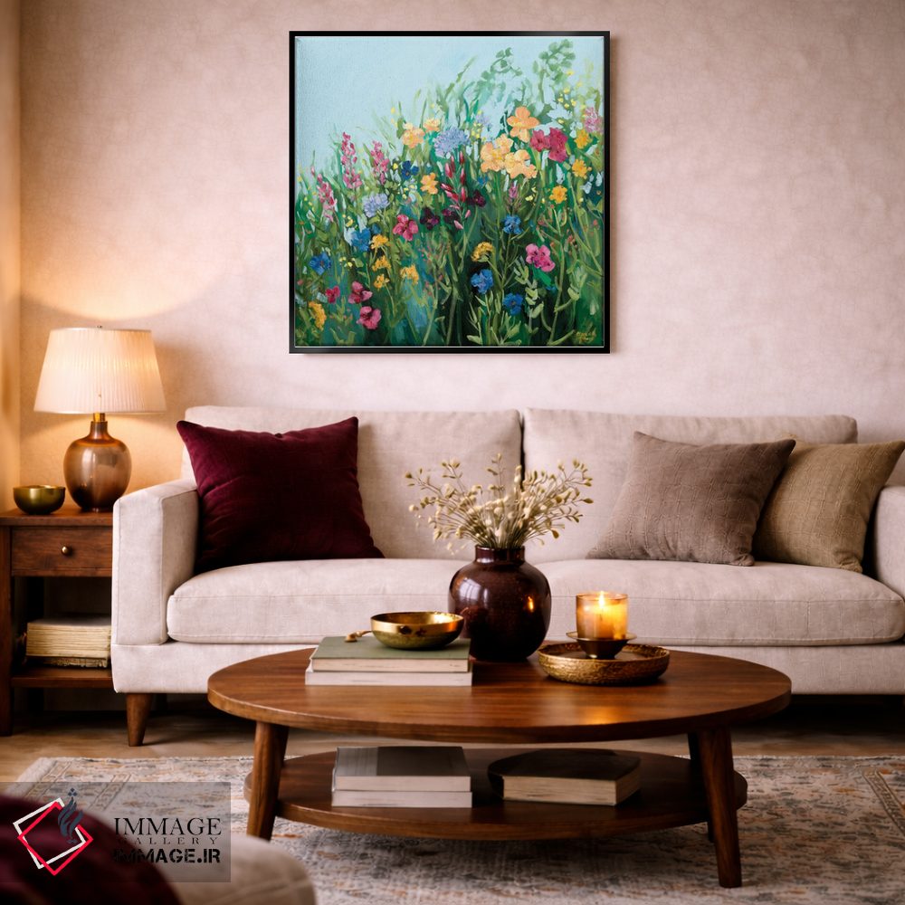 تابلو دکوراتیو بهار رنگارنگ اثر مردیت هاوس - D4B