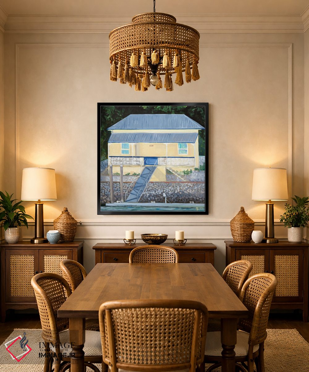 تابلو دکوراتیو خانه قایق اثر مردیت هاوس - D3B