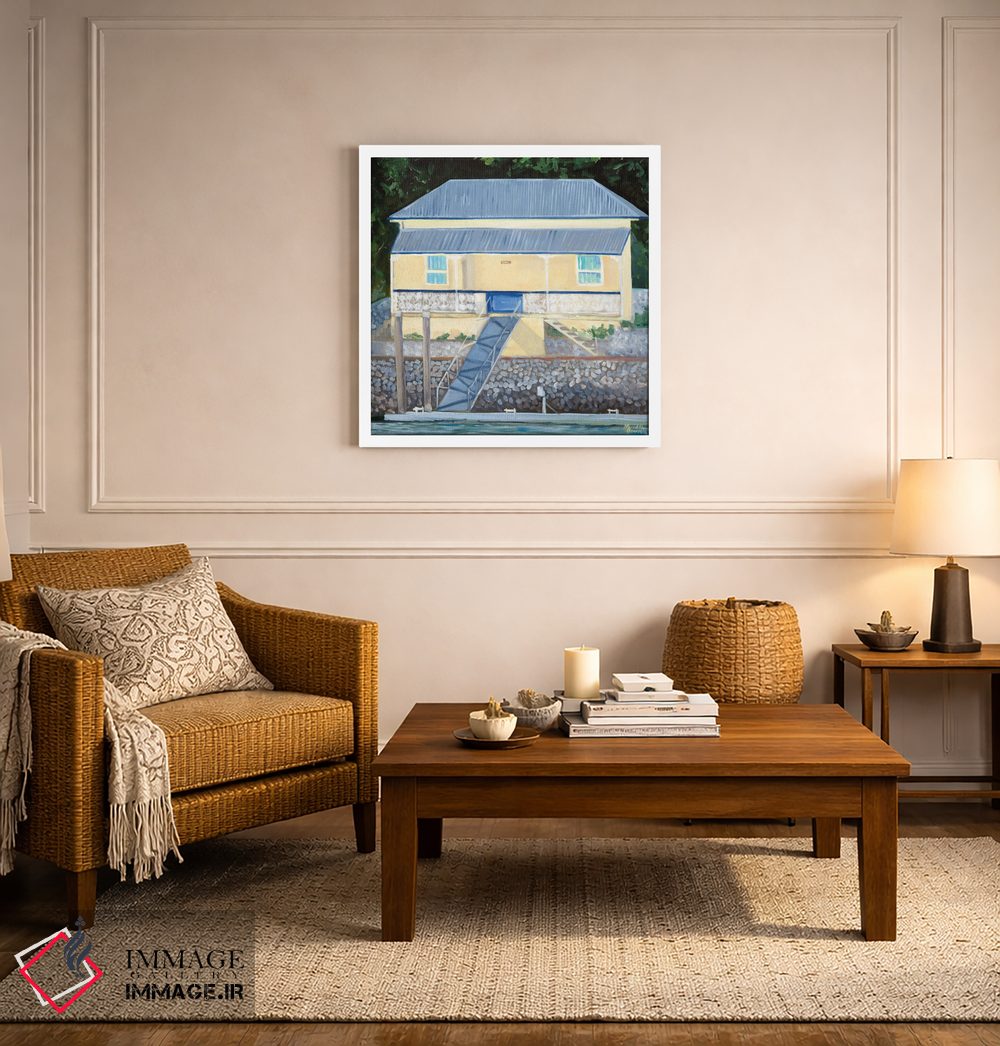 تابلو دکوراتیو خانه قایق اثر مردیت هاوس - D4W