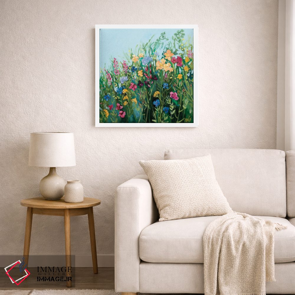 تابلو دکوراتیو بهار رنگارنگ اثر مردیت هاوس - D6W