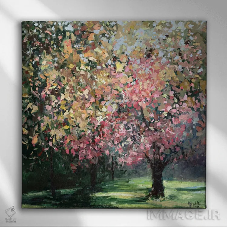 تابلو دکوراتیو پارک نانا گلن اثر مردیت هاوس - نمای روبهرو روی دیوار