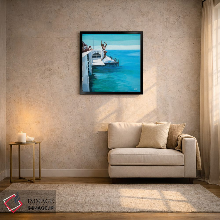 تابلو دکوراتیو اسکله باسلتون اثر مردیت هاوس - D1B