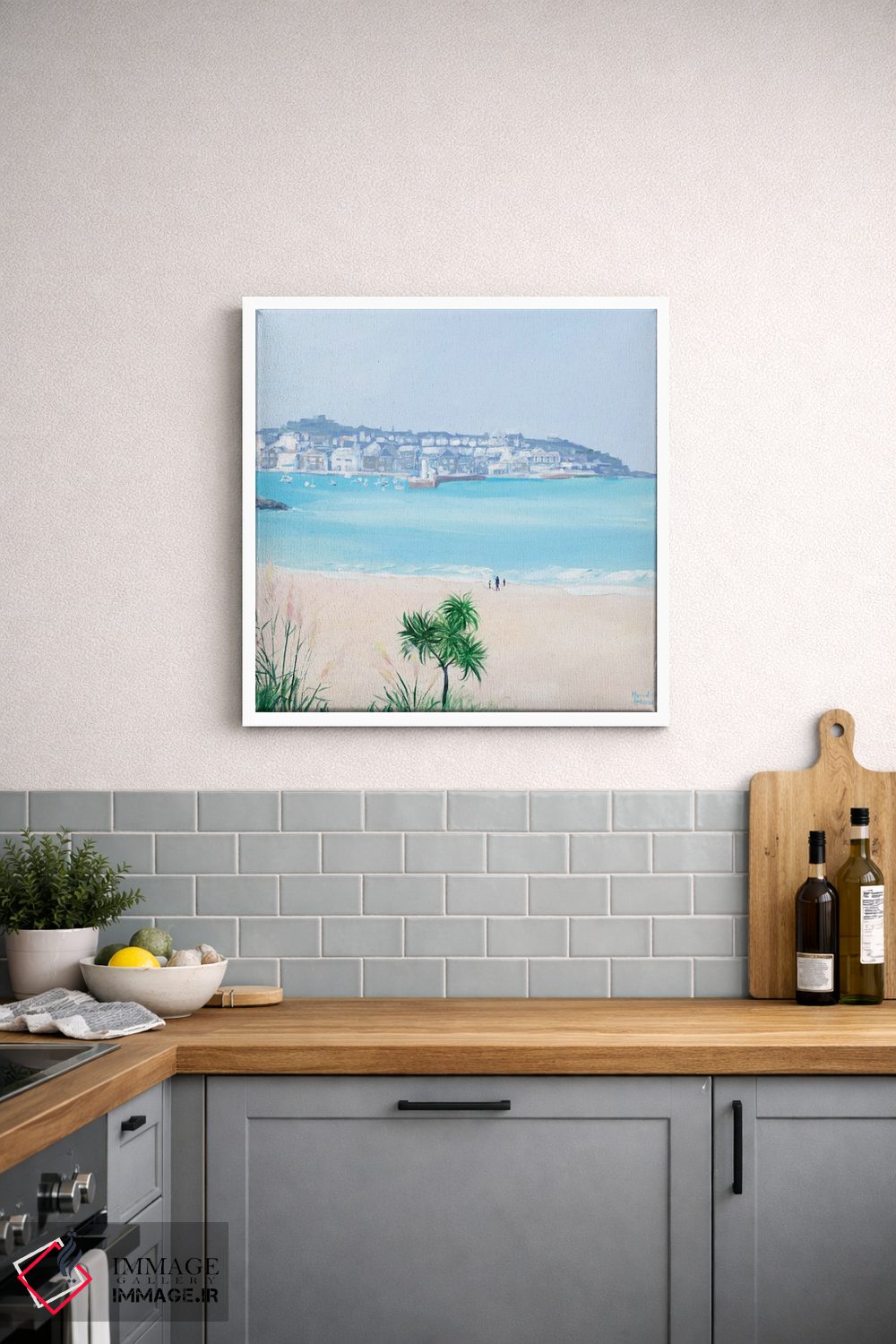 تابلو دکوراتیو قدم زنی در سنت آیوز اثر مردیت هاوس - D3W