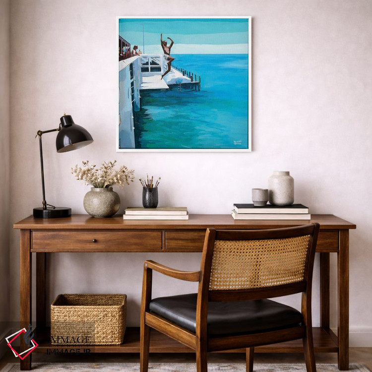 تابلو دکوراتیو اسکله باسلتون اثر مردیت هاوس - D3W