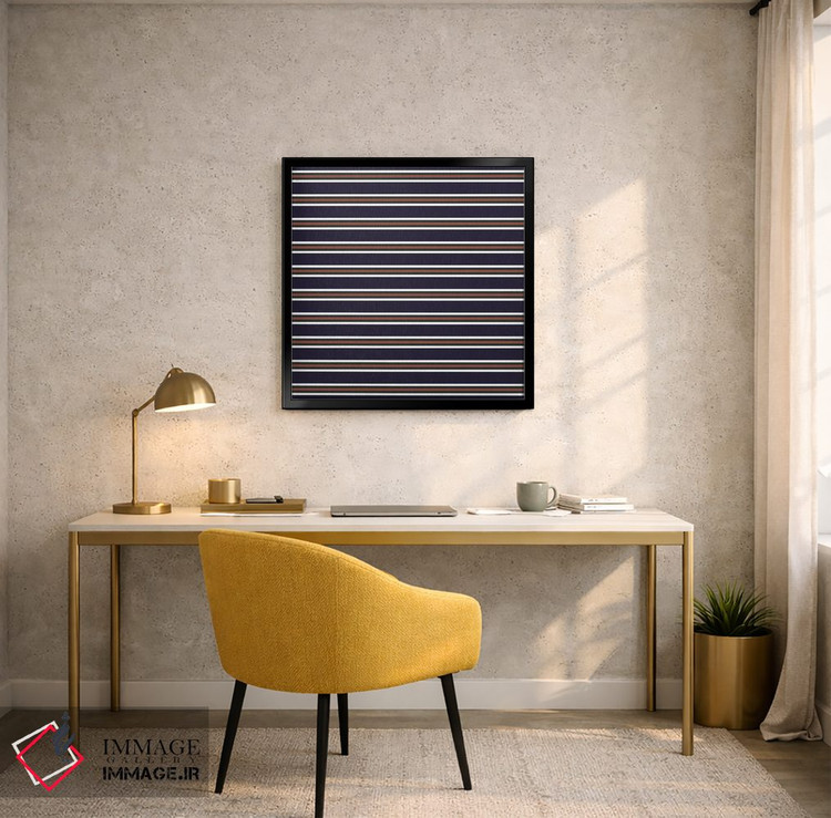 تابلو مینیمال راه راه مینیمال اثر استودیو هنری میهو - D5B