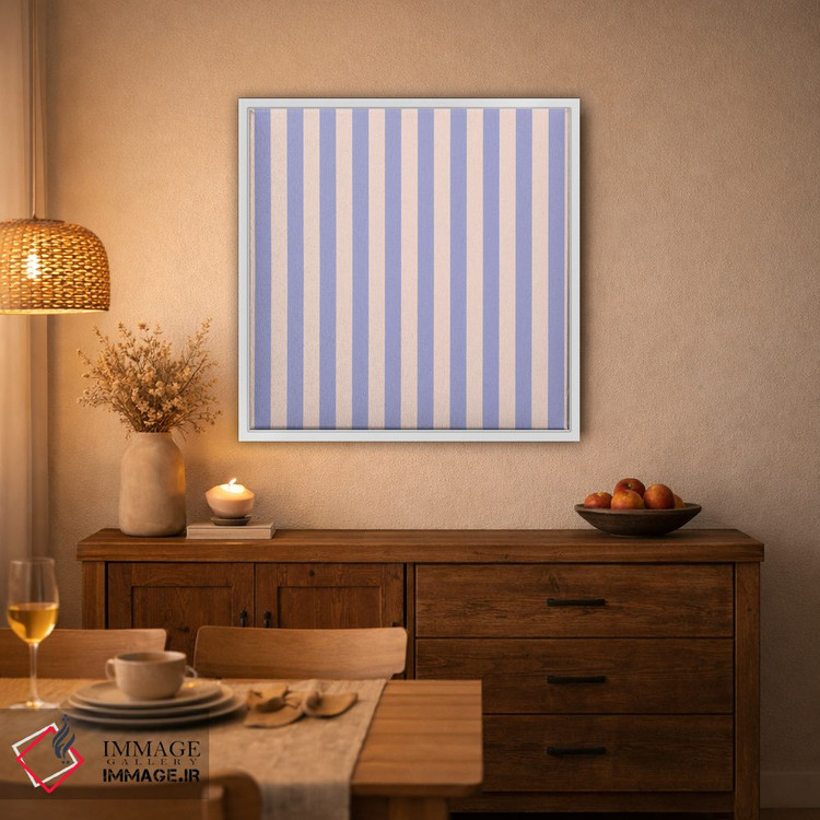 تابلو مینیمال "خطوط پهن بنفش" اثر استودیو هنری میهو - D1W