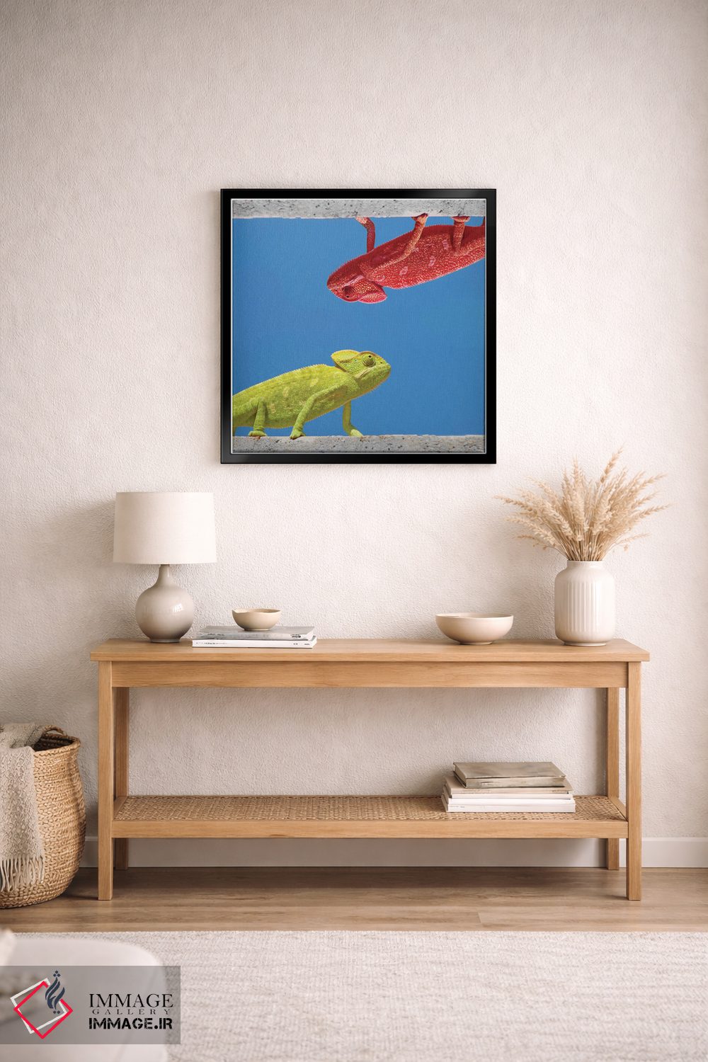 تابلو دکوراتیو دو جور آفتاب پرست اثر مایک کیف - D4B