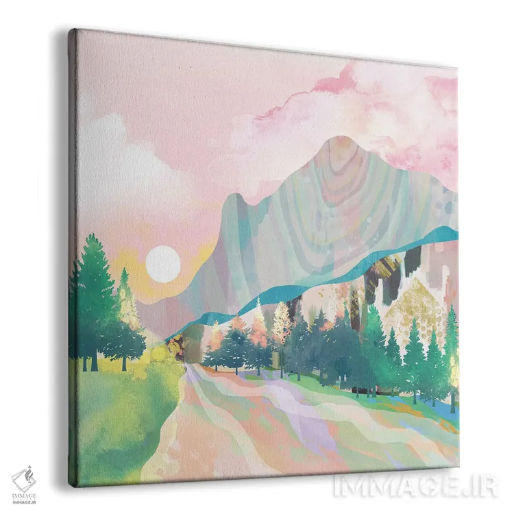 تابلو دکوراتیو قانون رازآلود اثر میا چارو - نمای پرسپکتیو محصول