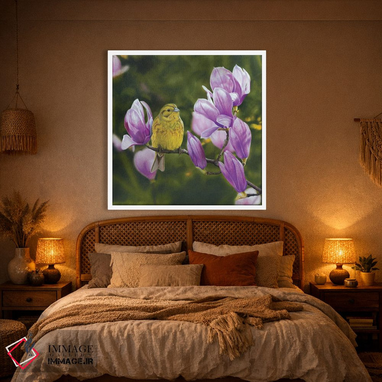 تابلو دکوراتیو زردآواز ۳ اثر میخائیل ودرنیکوف - D1W