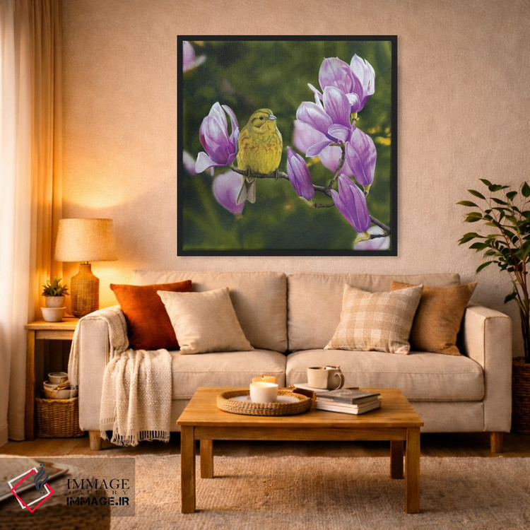 تابلو دکوراتیو زردآواز ۳ اثر میخائیل ودرنیکوف - D3B