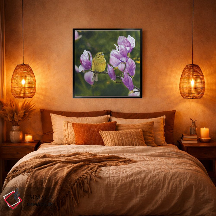 تابلو دکوراتیو زردآواز ۳ اثر میخائیل ودرنیکوف - D6B