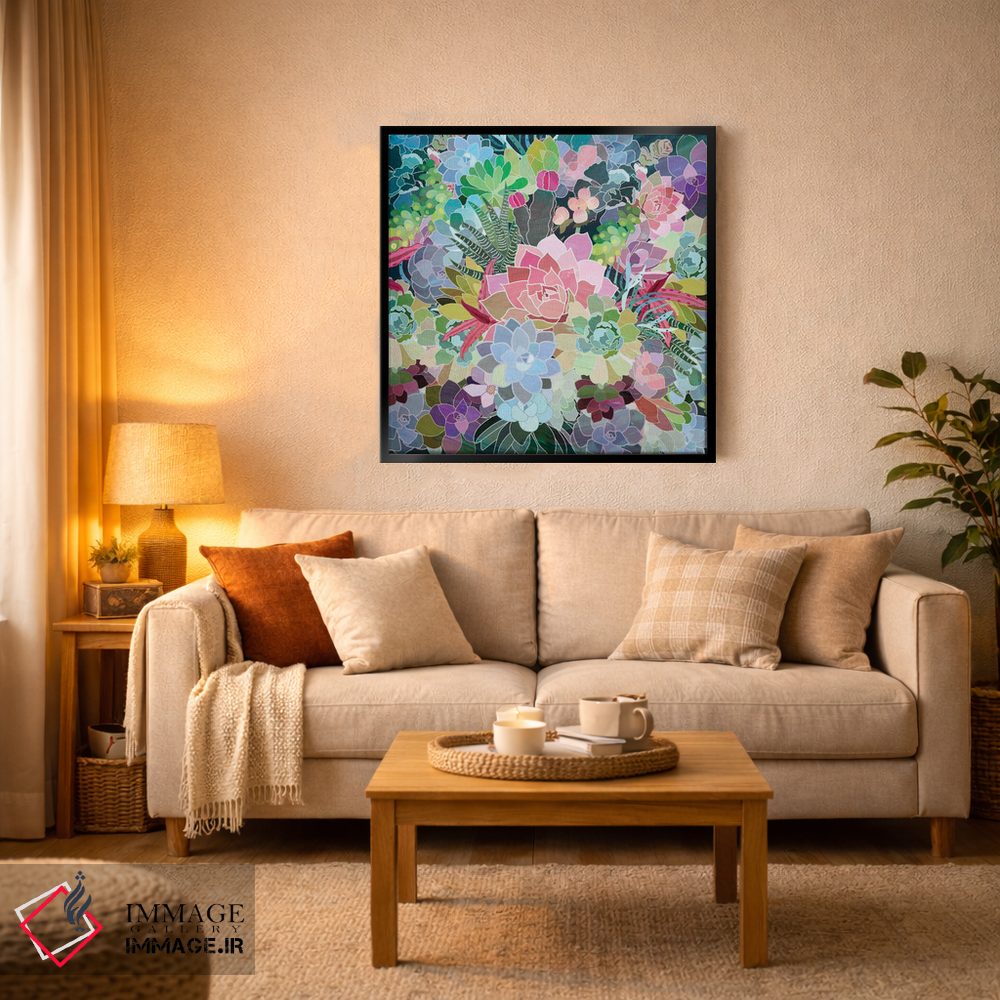 تابلو دکوراتیو گیاهان گوشتی اثر میا چارو - D3B