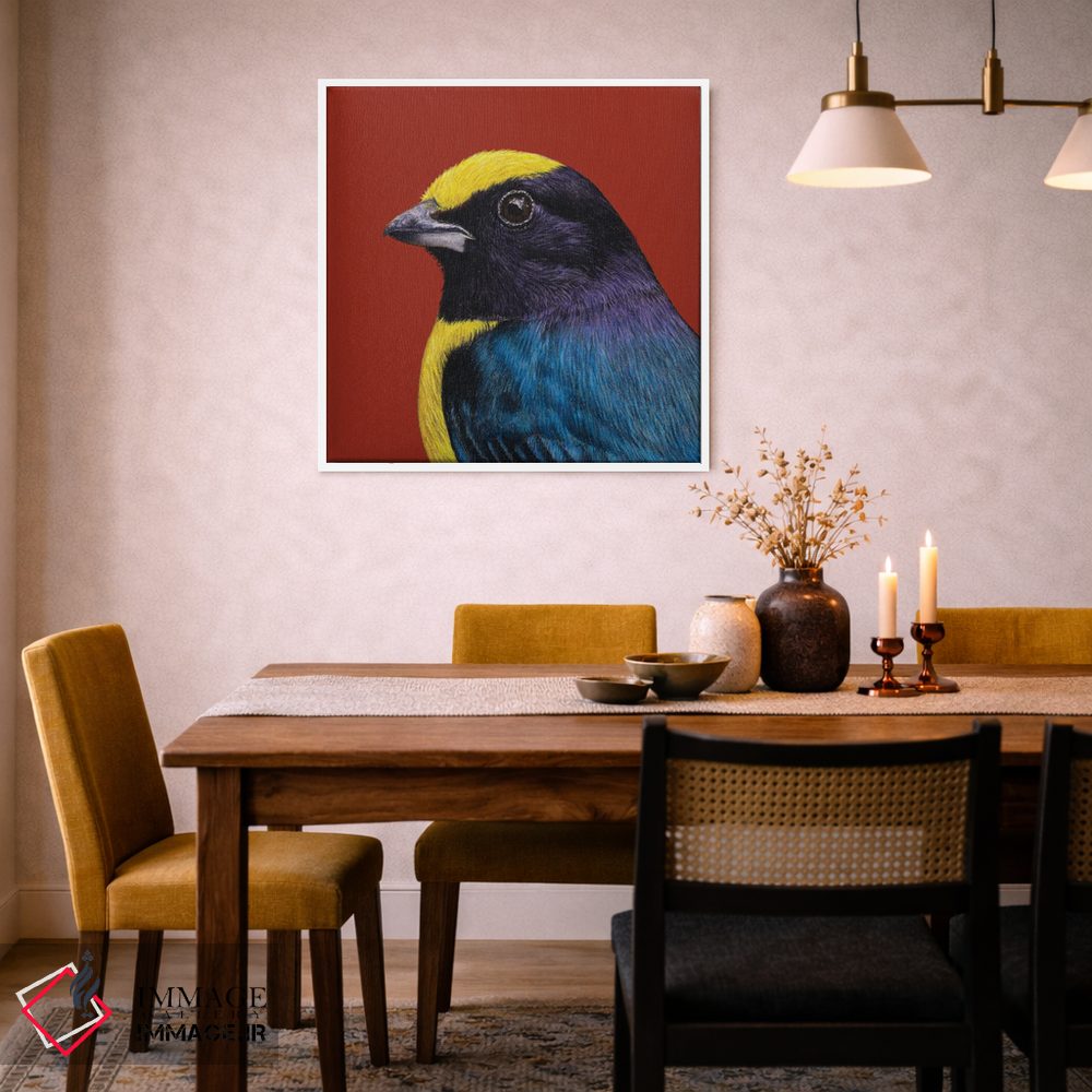 تابلو دکوراتیو اوفونیا شکم نارنجی اثر میخائیل ودرنیکوف - D3W