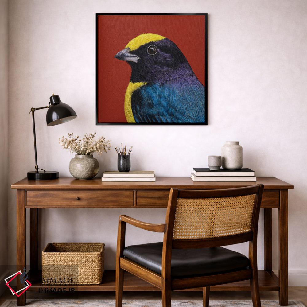 تابلو دکوراتیو اوفونیا شکم نارنجی اثر میخائیل ودرنیکوف - D6B