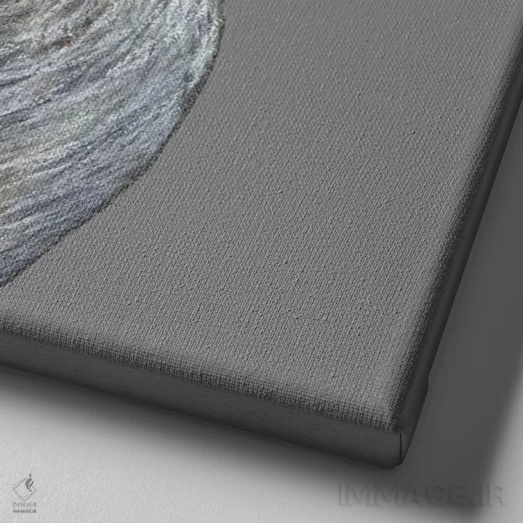 تابلو دکوراتیو گنجشک درختی ۴ اثر میخائیل ودرنیکوف - نمای نزدیک بافت بوم