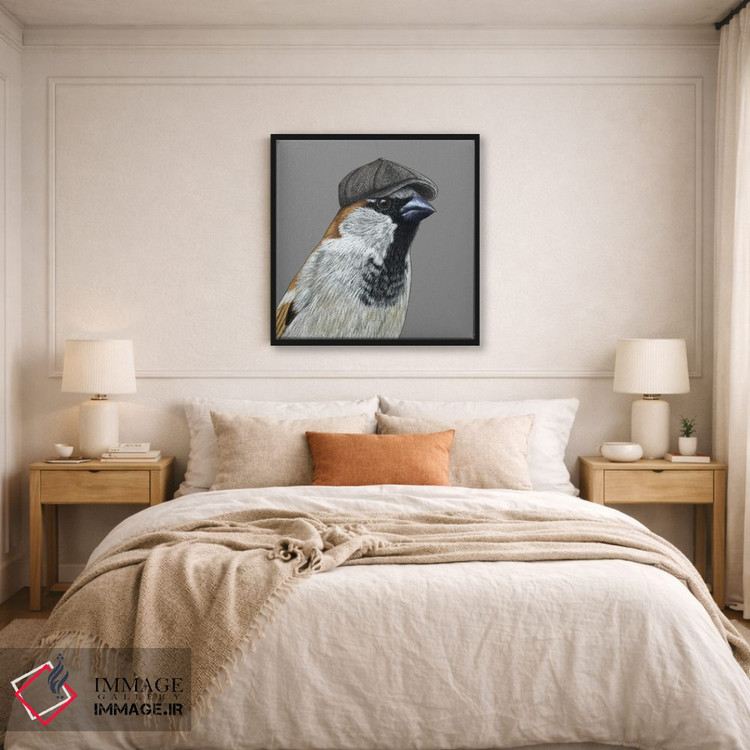 تابلو دکوراتیو گنجشک درختی ۷ اثر میخائیل ودرنیکوف - D5B