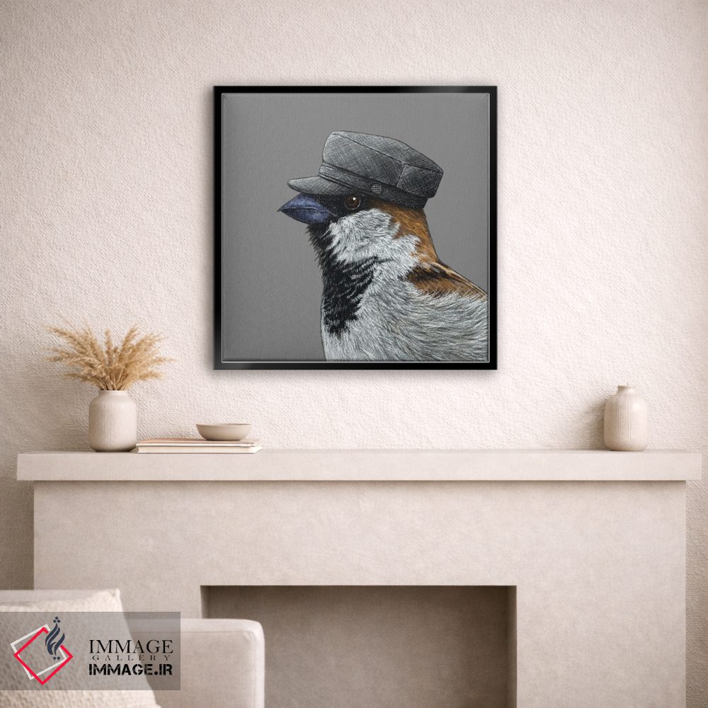 تابلو دکوراتیو گنجشک درختی ۱۰ اثر میخائیل ودرنیکوف - D1B