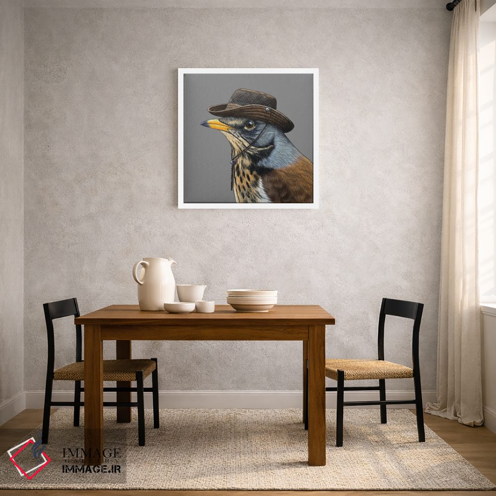 تابلو دکوراتیو چکاوک دشتی ۲ اثر میخائیل ودرنیکوف - D2W