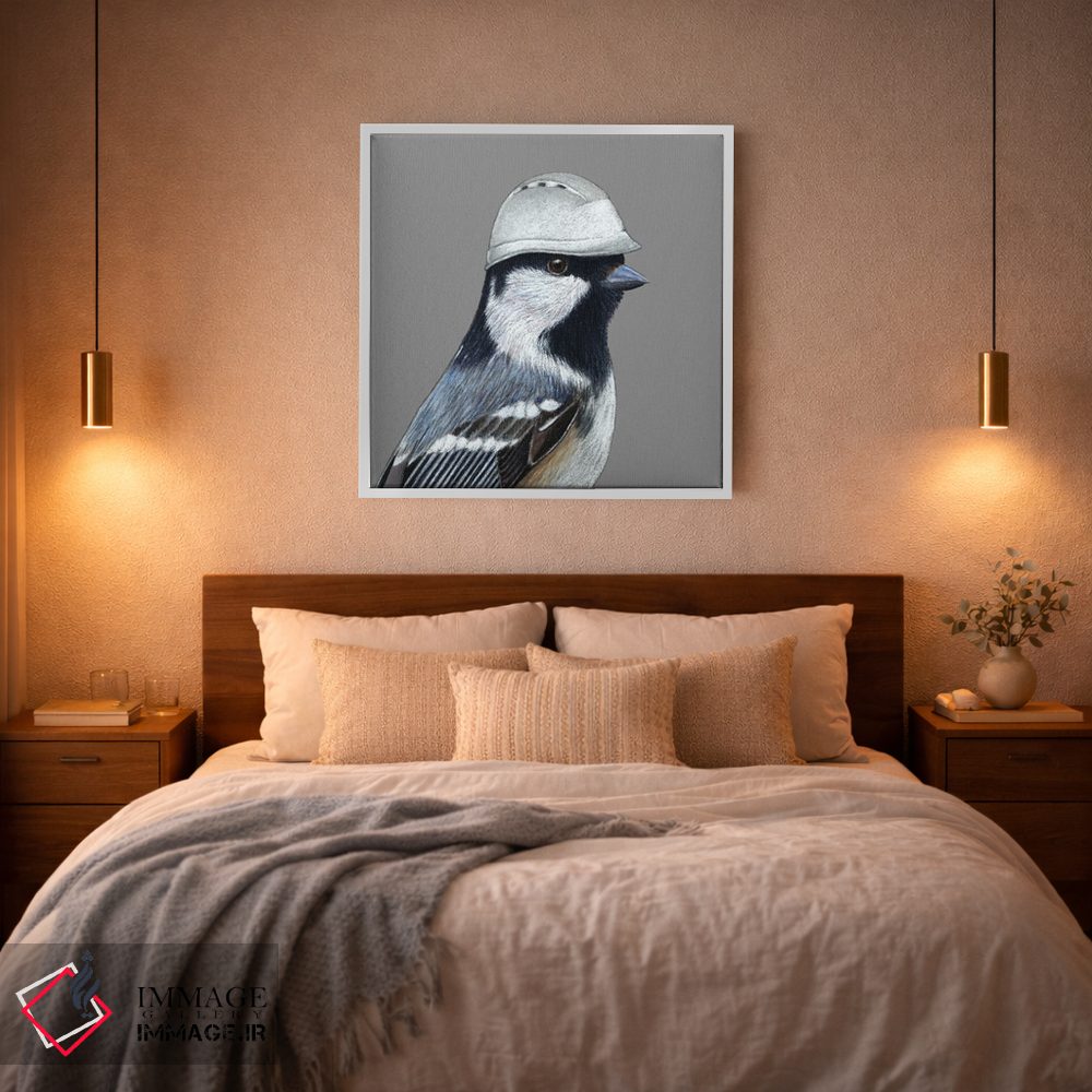 تابلو دکوراتیو سینه سر ذغالی ۲ اثر میخائیل ودرنیکوف - D2W