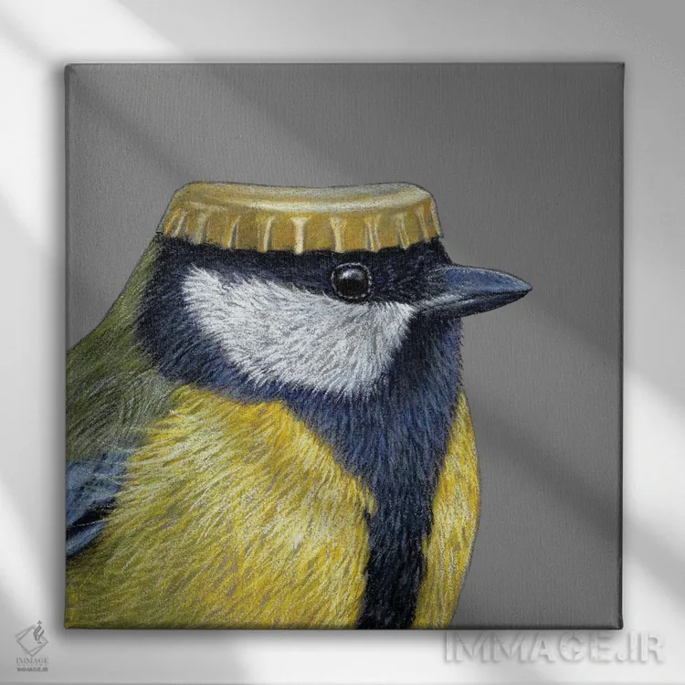 تابلو دکوراتیو "سهره بزرگ ۵" اثر میخائیل ودرنیکوف - نمای روبهرو روی دیوار