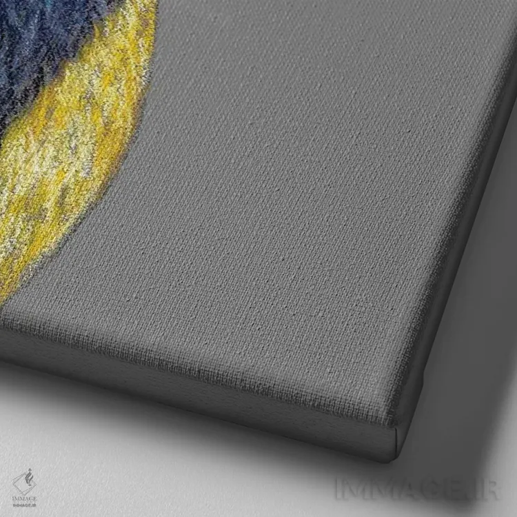 تابلو دکوراتیو "سهره بزرگ ۵" اثر میخائیل ودرنیکوف - نمای نزدیک بافت بوم