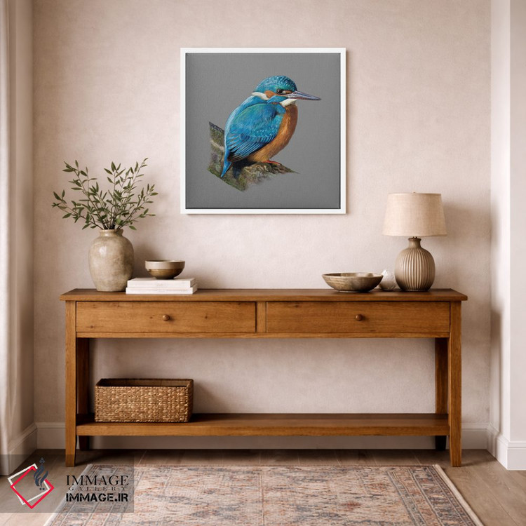 تابلو دکوراتیو "مرغ ماهی خوار معمولی" اثر میخائیل ودرنیکوف - D4W