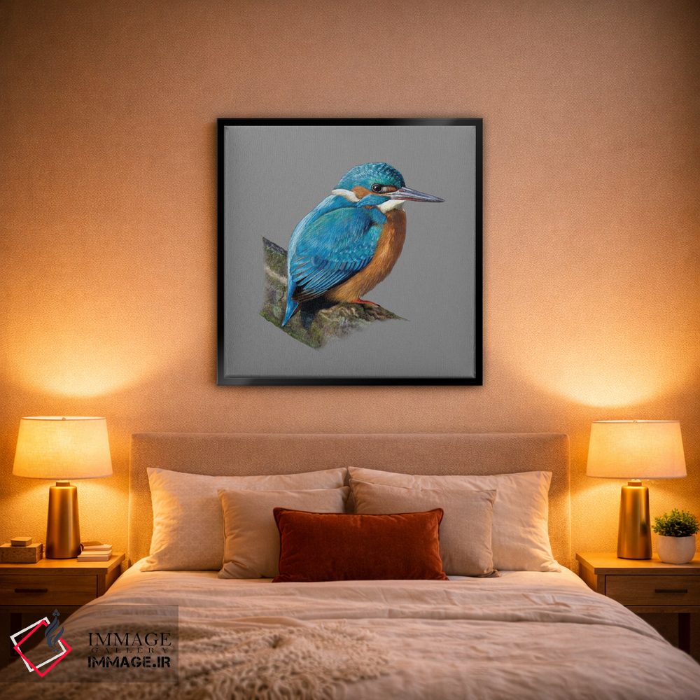 تابلو دکوراتیو "مرغ ماهی خوار معمولی" اثر میخائیل ودرنیکوف - D2B