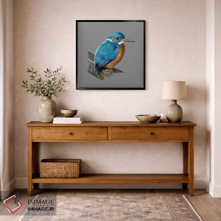 تابلو دکوراتیو "مرغ ماهی خوار معمولی" اثر میخائیل ودرنیکوف - D5B