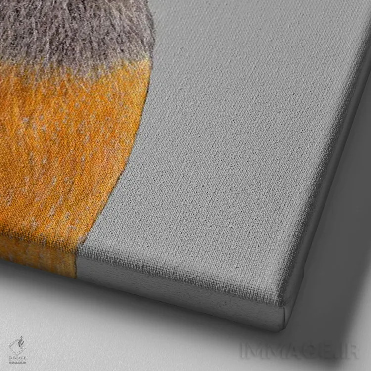 تابلو دکوراتیو "کلاغ درختی سرخ ۲" اثر میخائیل ودرنیکوف - نمای نزدیک بافت بوم