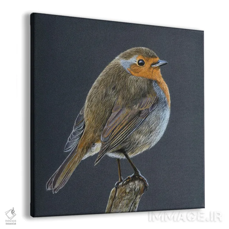 تابلو دکوراتیو "مرغ سهره اروپایی" اثر میخائیل ودرنیکوف - نمای پرسپکتیو محصول