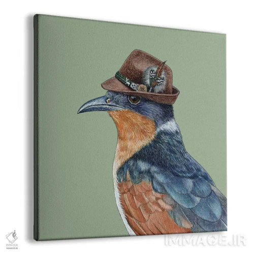 تابلو دکوراتیو "کاکای بال شاه بلوطی" اثر میخائیل ودرنیکوف - نمای پرسپکتیو محصول