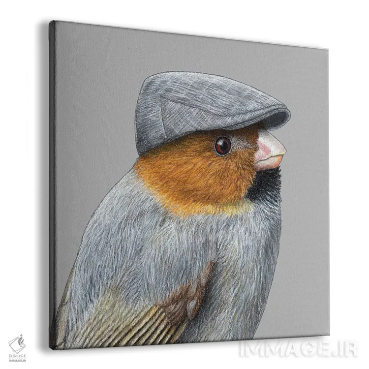 تابلو دکوراتیو "طوطی کوتاه دم" اثر میخائیل ودرنیکوف - نمای پرسپکتیو محصول