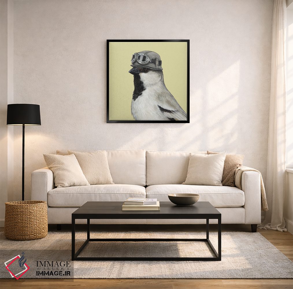 تابلو دکوراتیو "گنجشک بیابانی" اثر میخائیل ودرنیکوف - D3B