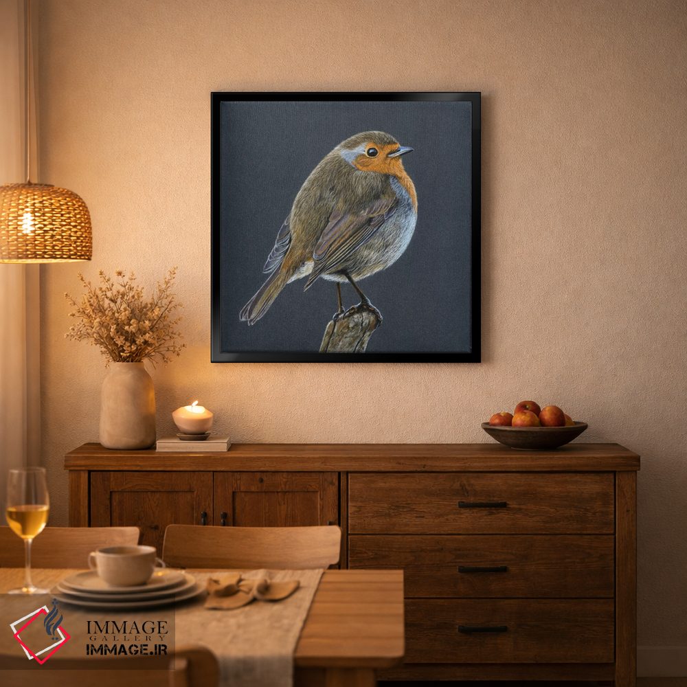 تابلو دکوراتیو "مرغ سهره اروپایی" اثر میخائیل ودرنیکوف - D3B