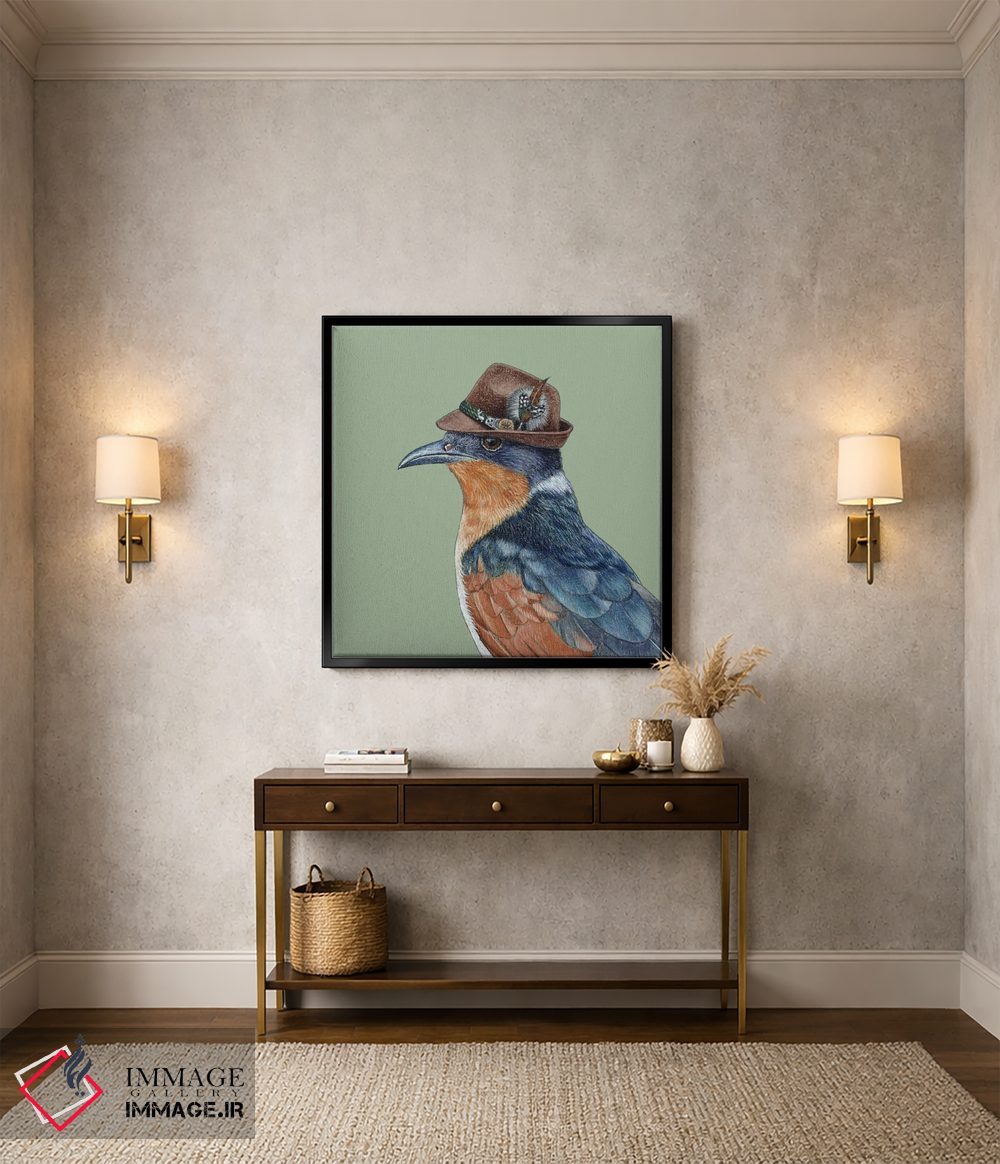 تابلو دکوراتیو "کاکای بال شاه بلوطی" اثر میخائیل ودرنیکوف - D4B