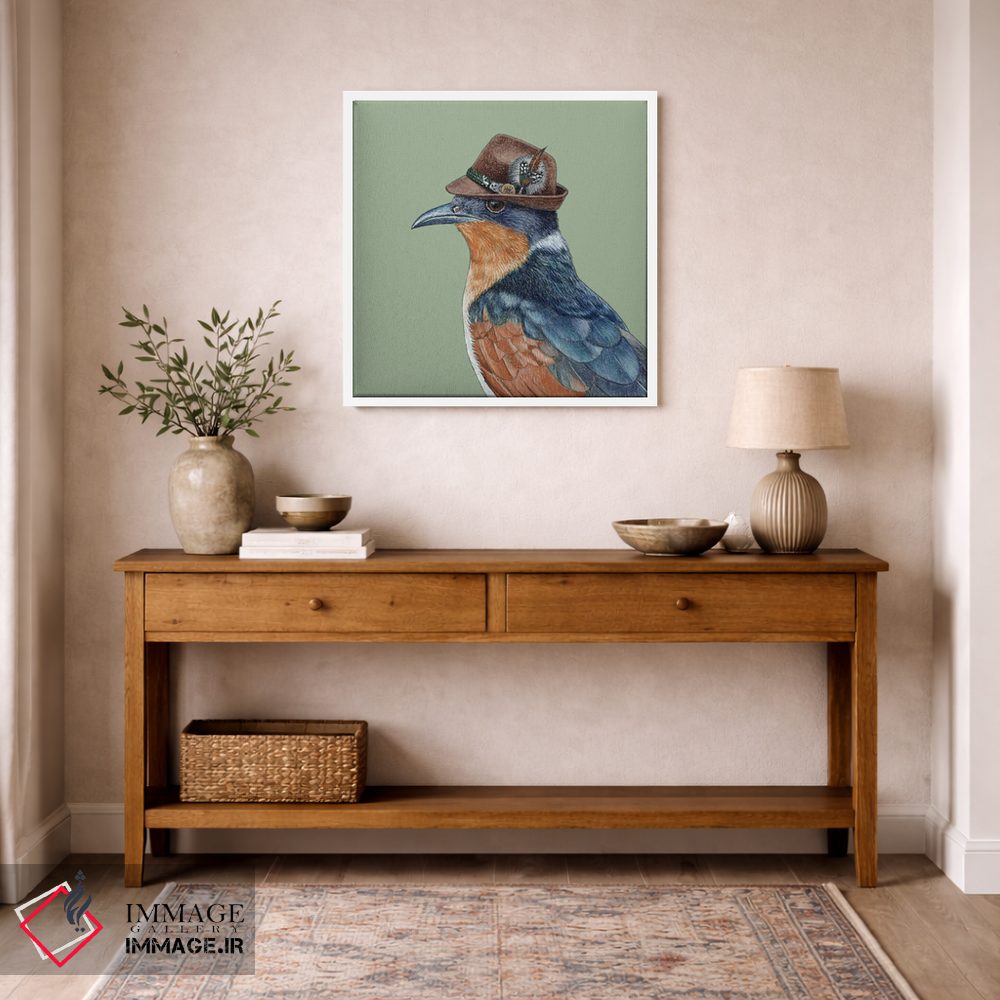 تابلو دکوراتیو "کاکای بال شاه بلوطی" اثر میخائیل ودرنیکوف - D5W