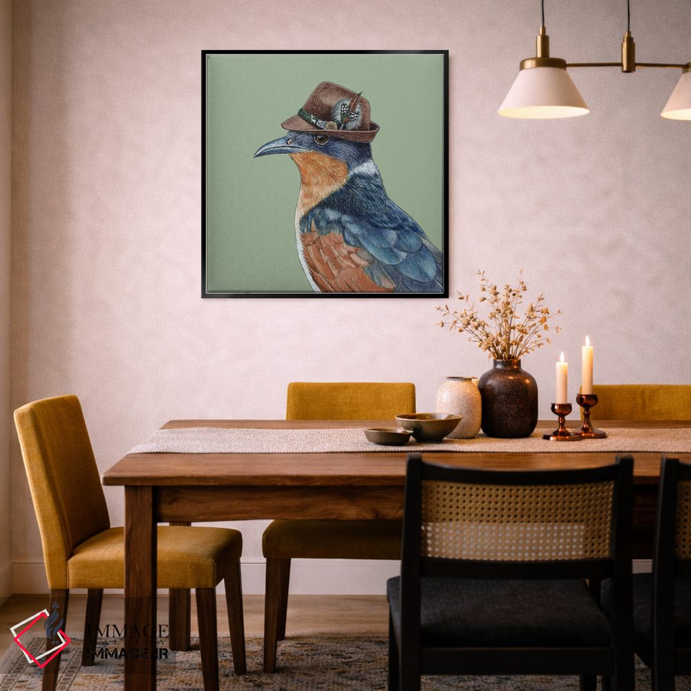 تابلو دکوراتیو "کاکای بال شاه بلوطی" اثر میخائیل ودرنیکوف - D6B