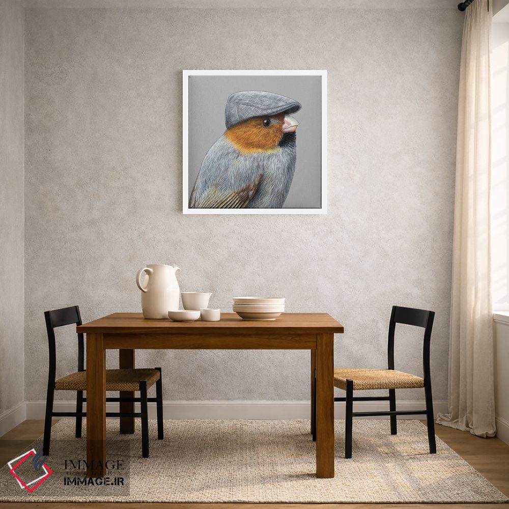 تابلو دکوراتیو "طوطی کوتاه دم" اثر میخائیل ودرنیکوف - D2W