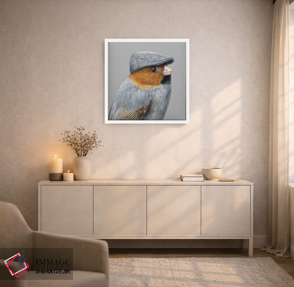 تابلو دکوراتیو "طوطی کوتاه دم" اثر میخائیل ودرنیکوف - D4W