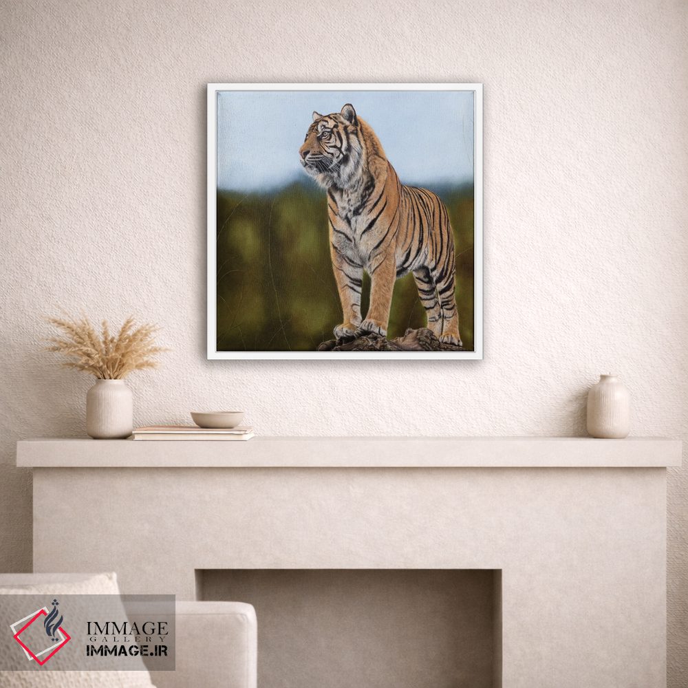 تابلو دکوراتیو "ببر" اثر میخائیل ودرنیکوف - D1W