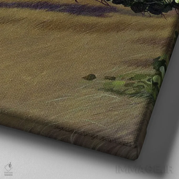 تابلو دکوراتیو بادهای تجاری، باهاما اثر مایکل جی. هارل - نمای نزدیک بافت بوم