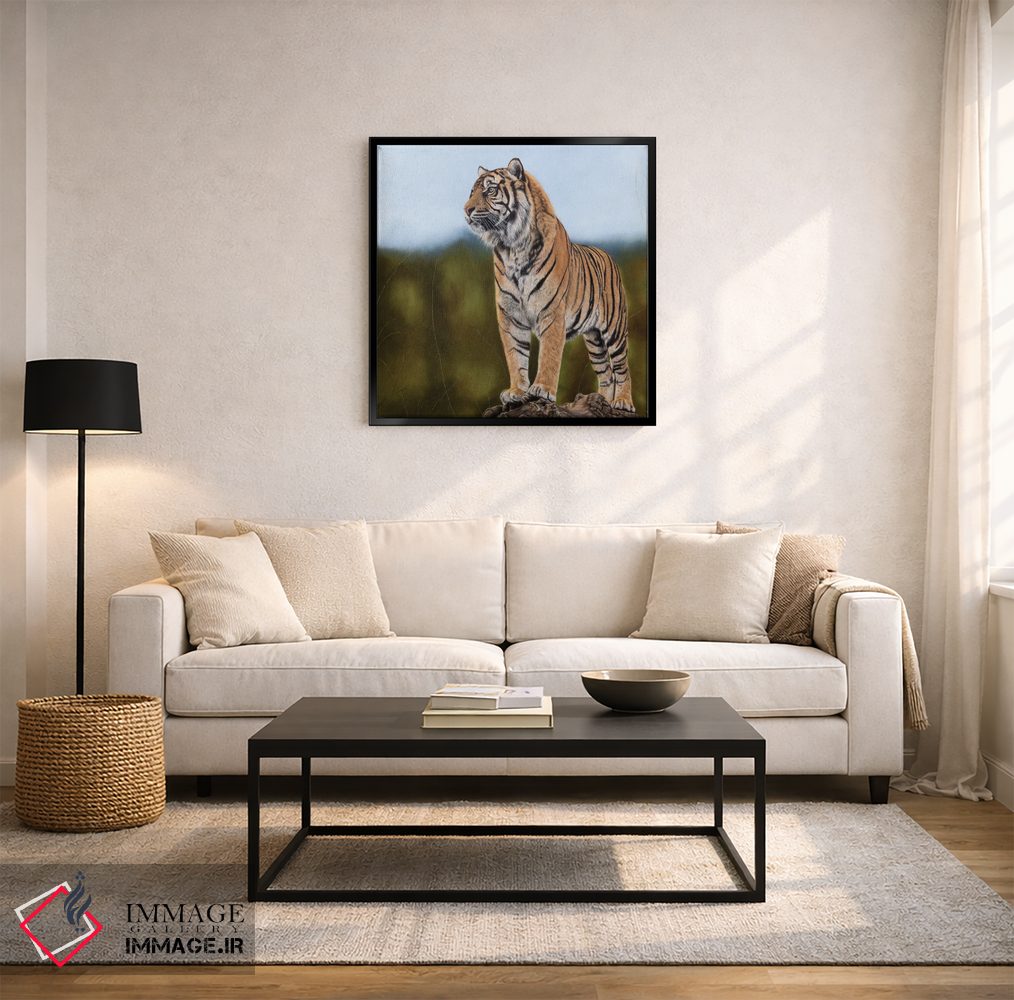 تابلو دکوراتیو "ببر" اثر میخائیل ودرنیکوف - D4B