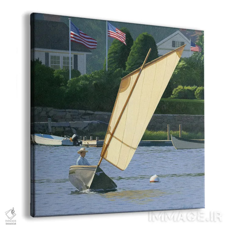 تابلو دکوراتیو بادبانی در چهارم ژوئیه اثر مایکل جی. هارل - نمای پرسپکتیو محصول