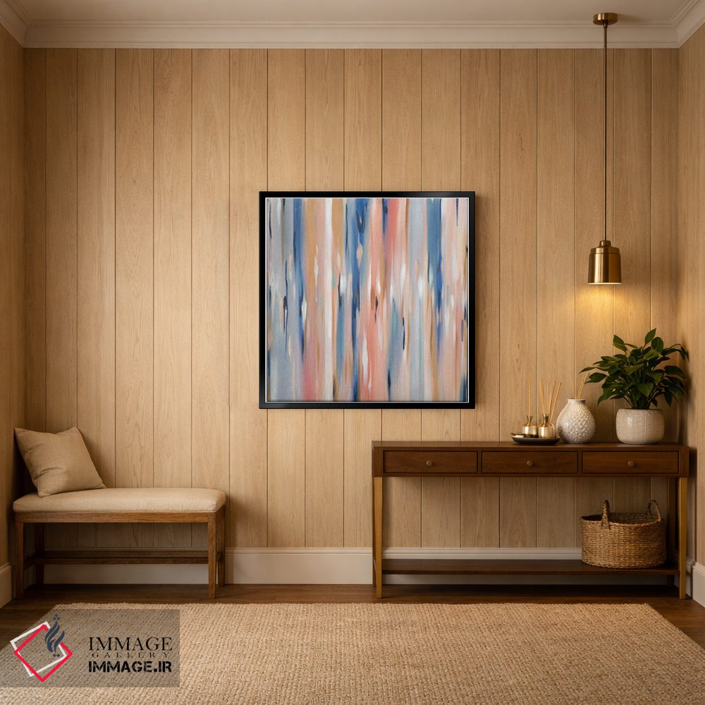 تابلو انتزاعی باران بهاری اثر ماژا - D2B