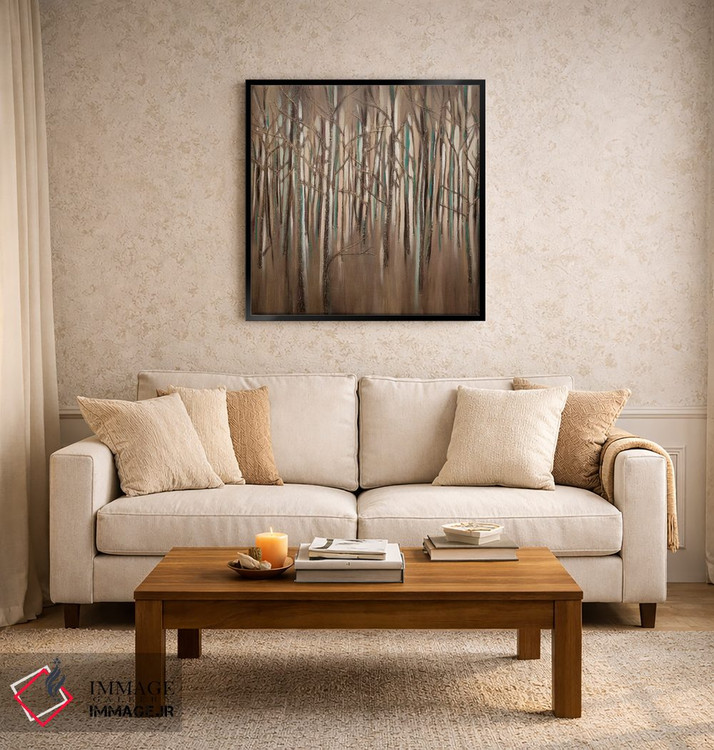 تابلو انتزاعی ایهام، اشاره کنایه آمیز اثر ماژا - D4B