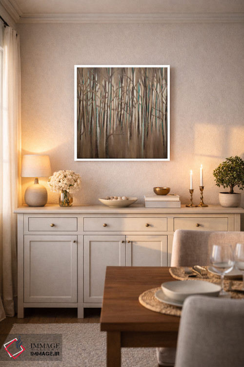 تابلو انتزاعی ایهام، اشاره کنایه آمیز اثر ماژا - D5W